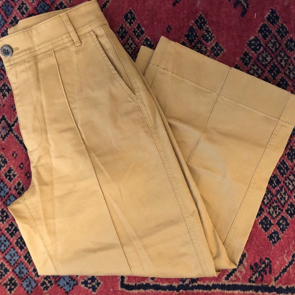 Madewell cropped wideleg sailor pants